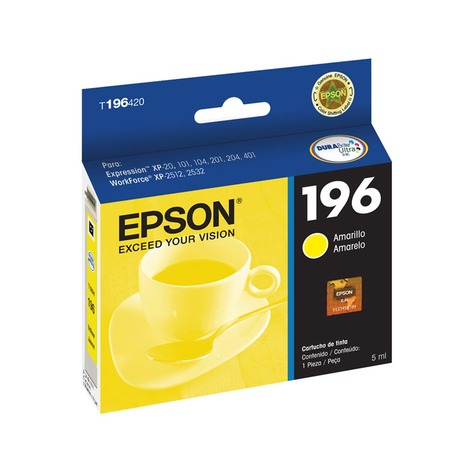 CARTUCHO EPSON T196420-AL AMARILLO XP-201 HIGH CAP