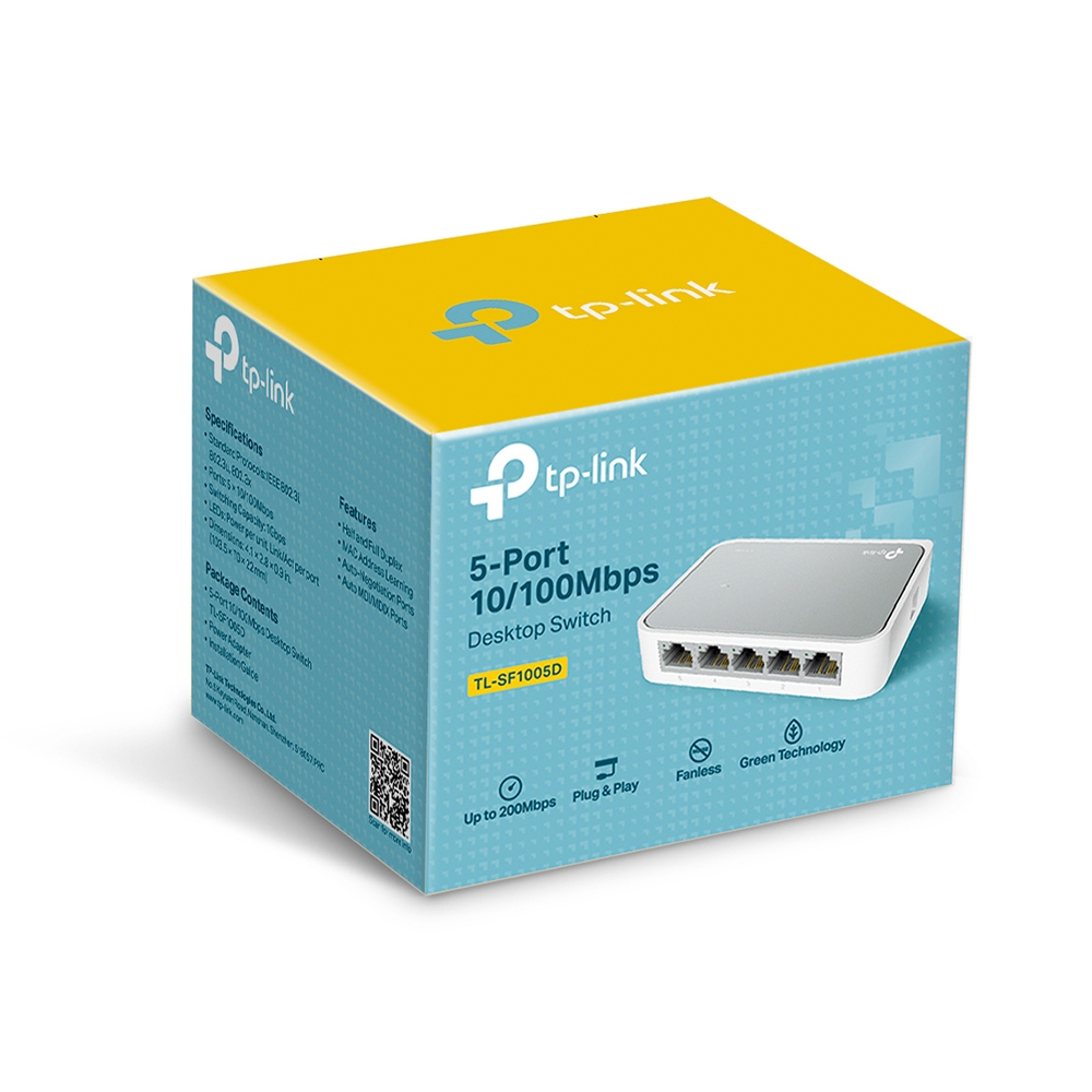 SWITCH 5P TP-LINK SF1005D 10/100 DESKTOP
