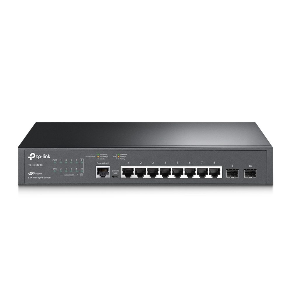 SWITCH 8P TP-LINK OMADA SG3210 GIGA + 2 SFP ADMIN