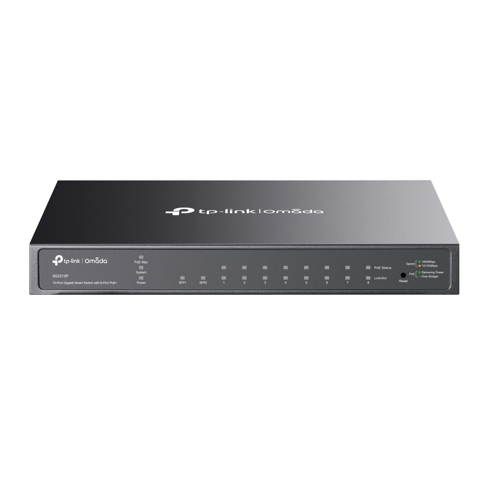 SWITCH 8P TP-LINK OMADA SG2210P 2 SFP ADMIN