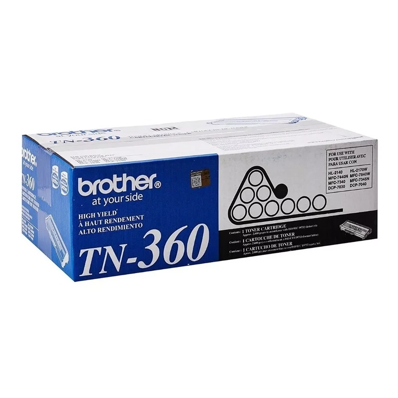 TONER BROTHER TN-360 2,600 PAG (NEGRO)