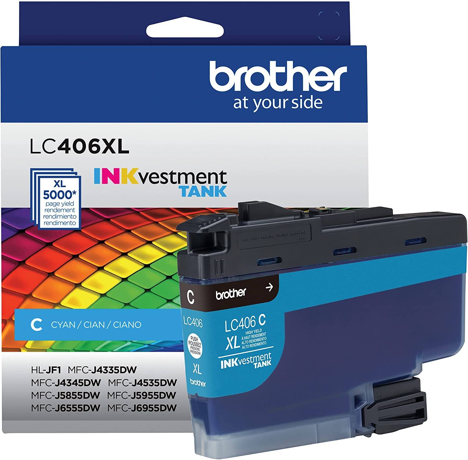 CARTUCHO BROTHER LC-406XL 5,000 PAG (CYAN)