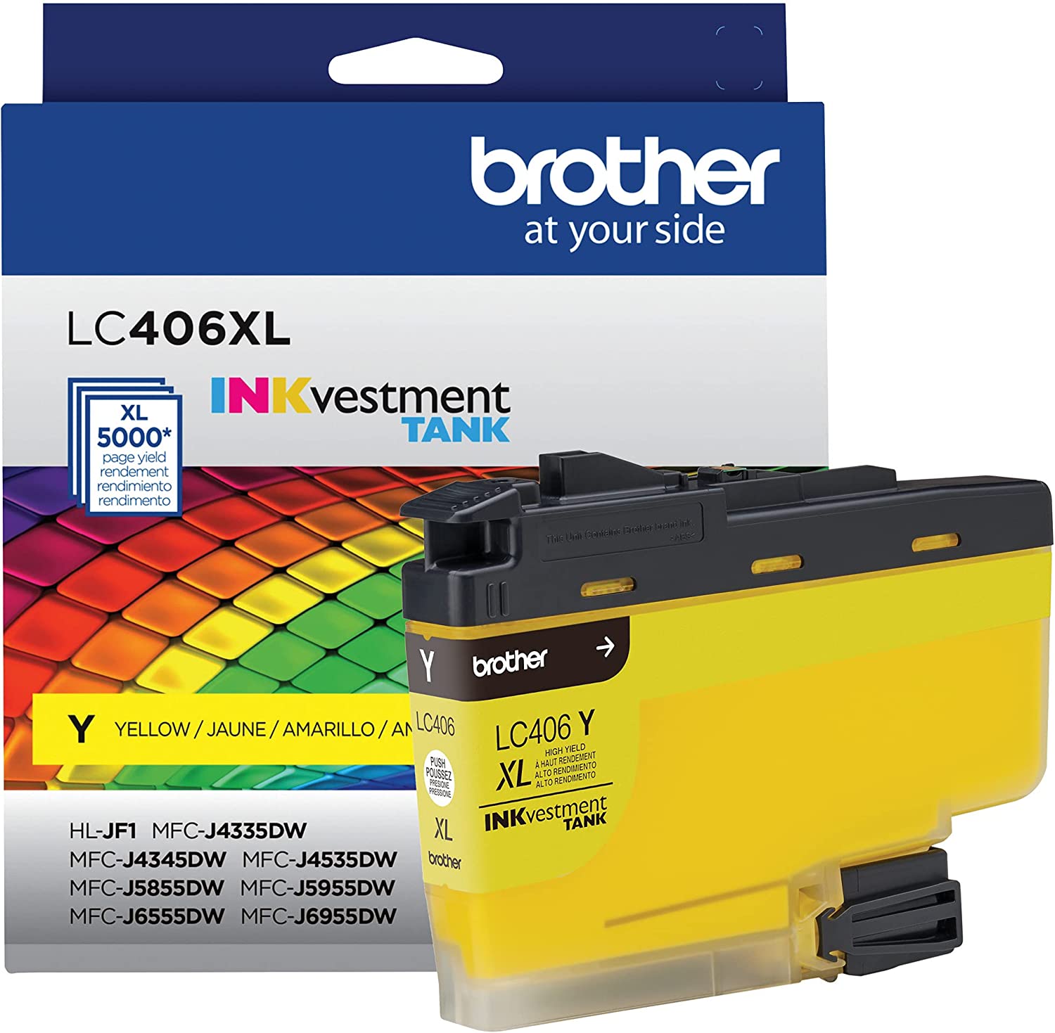 CARTUCHO BROTHER LC-406XL 5,000 PAG (AMARILLO)