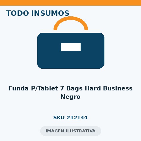 FUNDA P/TABLET 7 BAGS HARD BUSINESS NEGRO
