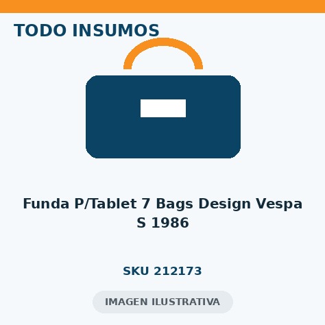 FUNDA P/TABLET 7 BAGS DESIGN VESPA S 1986