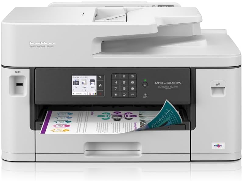 MF BROTHER MFC-J5340DW 28PPM WIFI FAX RED A3