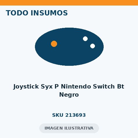 JOYSTICK SYX P NINTENDO SWITCH BT NEGRO