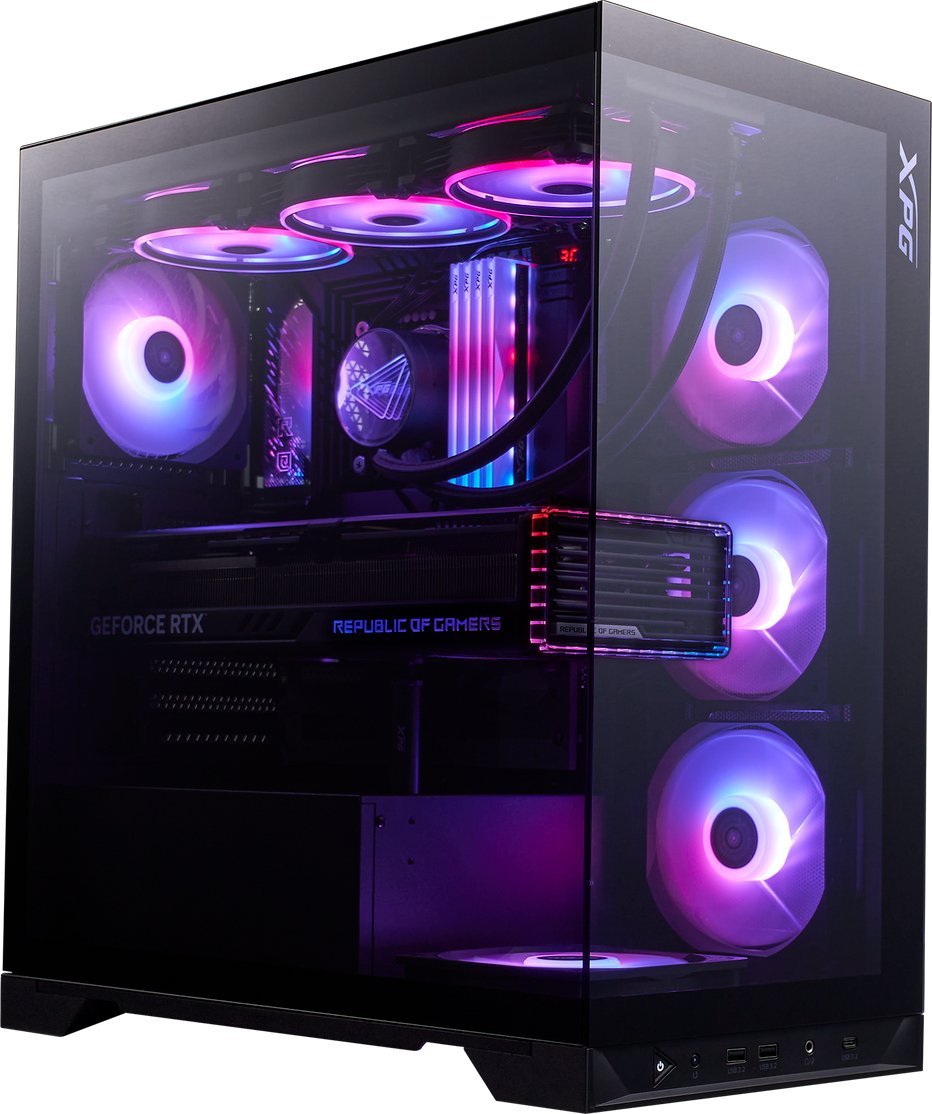 GAB XPG INVADER X BTF NEGRO FAN ARGB X5