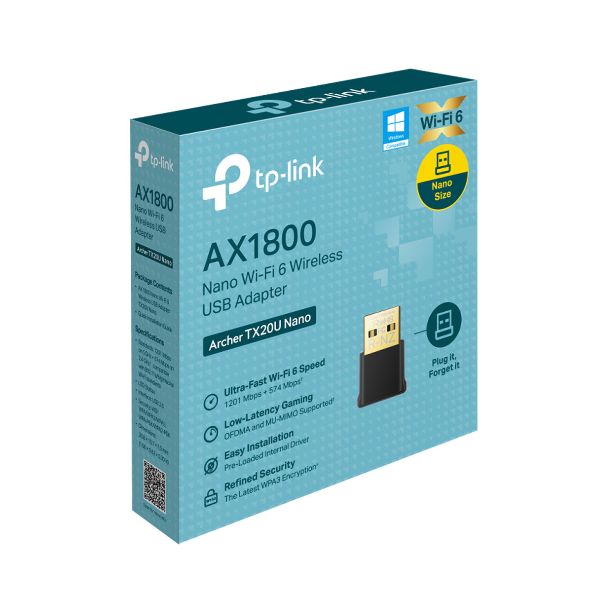 PLACA RED USB TP-LINK ARCHER TX20U NANO AX1800 WF6
