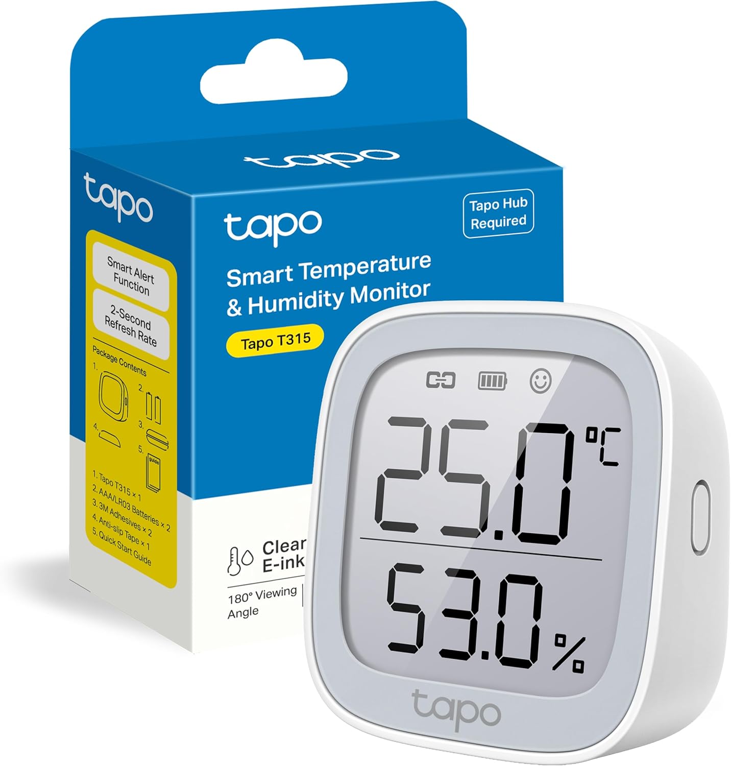 SMART HOME TP-LINK TAPO T315 SENDOR TEMP/HUMEDAD