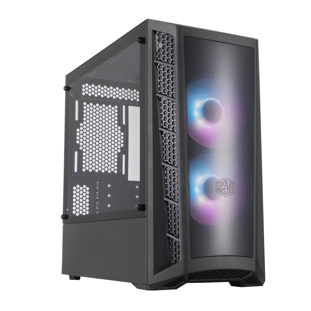 GAB COOLER MASTER MASTERBOX320L 2*FAN ARGB MATX BK