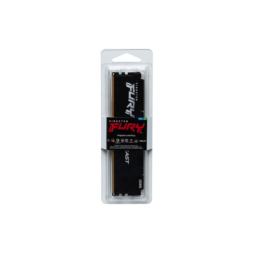 DDR5 16GB KINGSTON 6000MHZ CL36 FURY BEAST BLACK