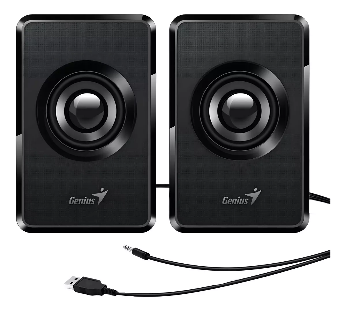 PARLANTES GENIUS SP-U125 USB POWER BLACK