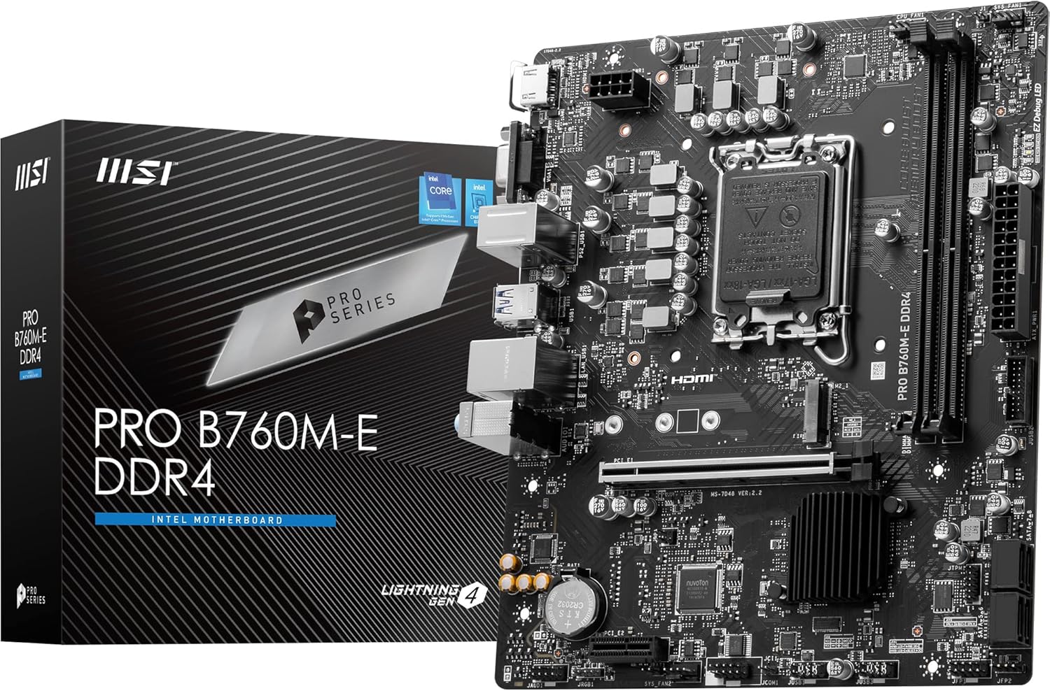 MB MSI S1700 PRO B760M-E DDR4 BOX M-ATX