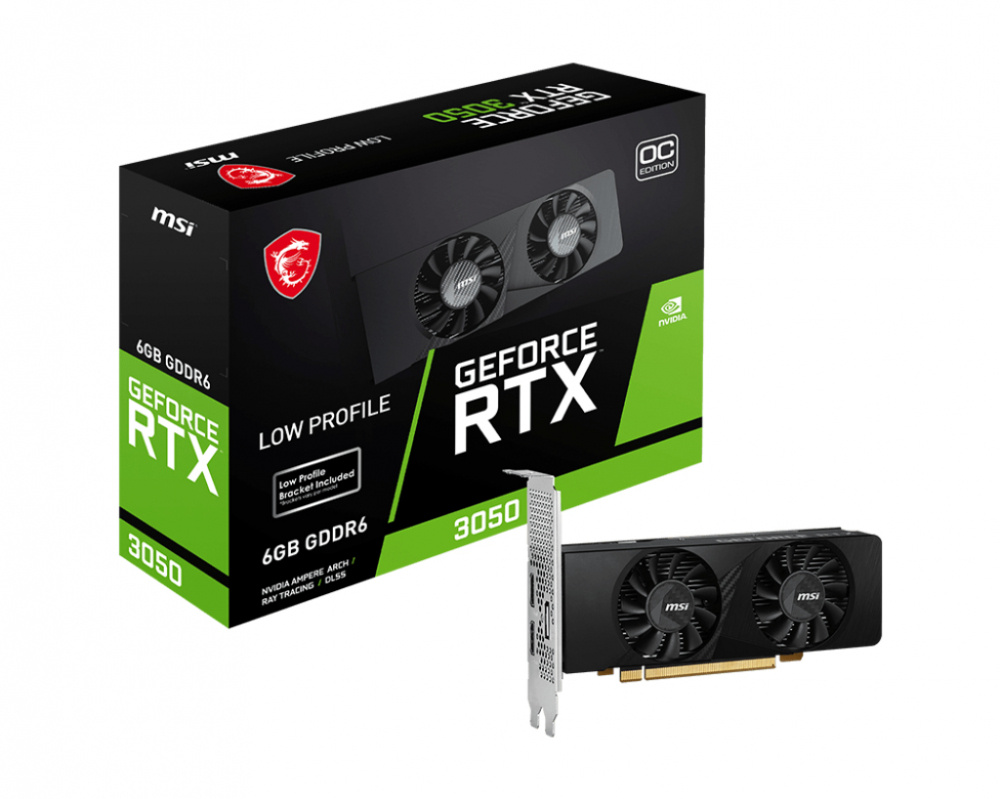 VGA 6GB RTX 3050 MSI LP 6G OC