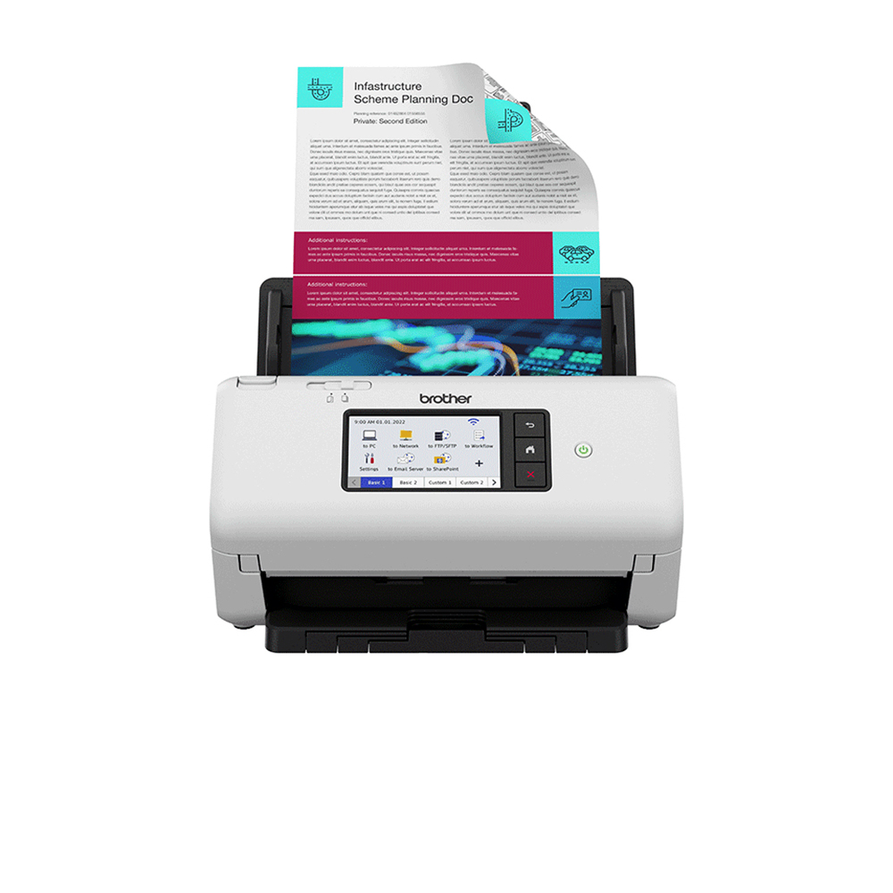 SCANNER BROTHER ADS-4700W 40 PPM DUPLEX RED