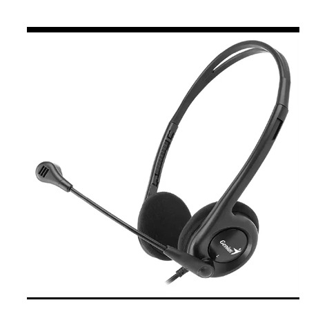 AURICULARES + MIC GENIUS HS-200C + CABLE 1 JACK