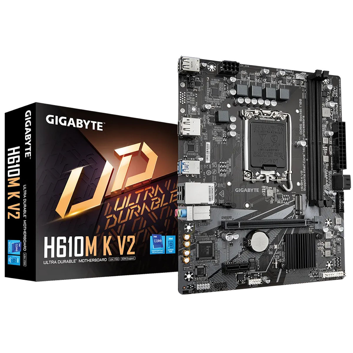 MB GIGABYTE S1700 H610M K V2 DDR5 BOX M-ATX