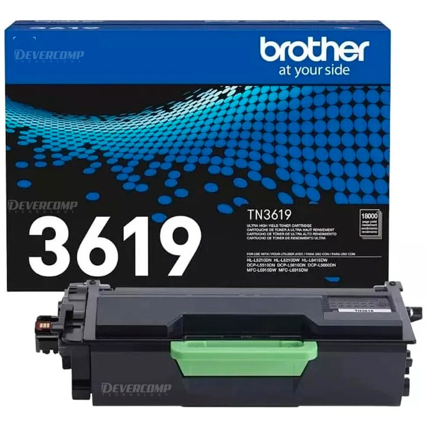 TONER BROTHER TN-3619 18,000 PAG (NEGRO)