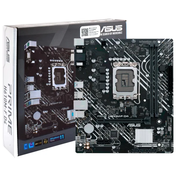 MB ASUS S1700 PRIME H610M-F D4 R2.0 DDR4 BOX M-ATX