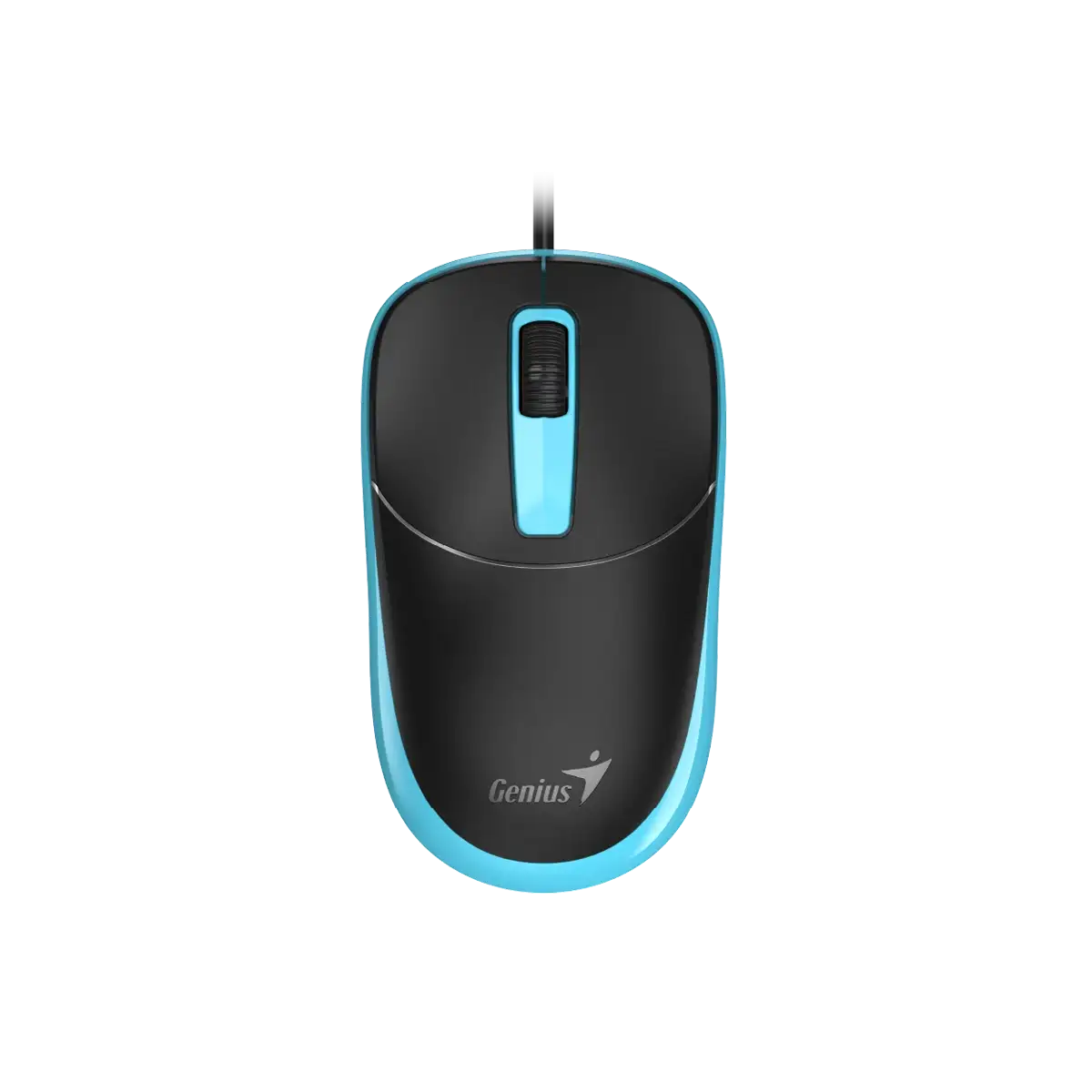 MOUSE GENIUS DX-123 USB BLACK/BLUE