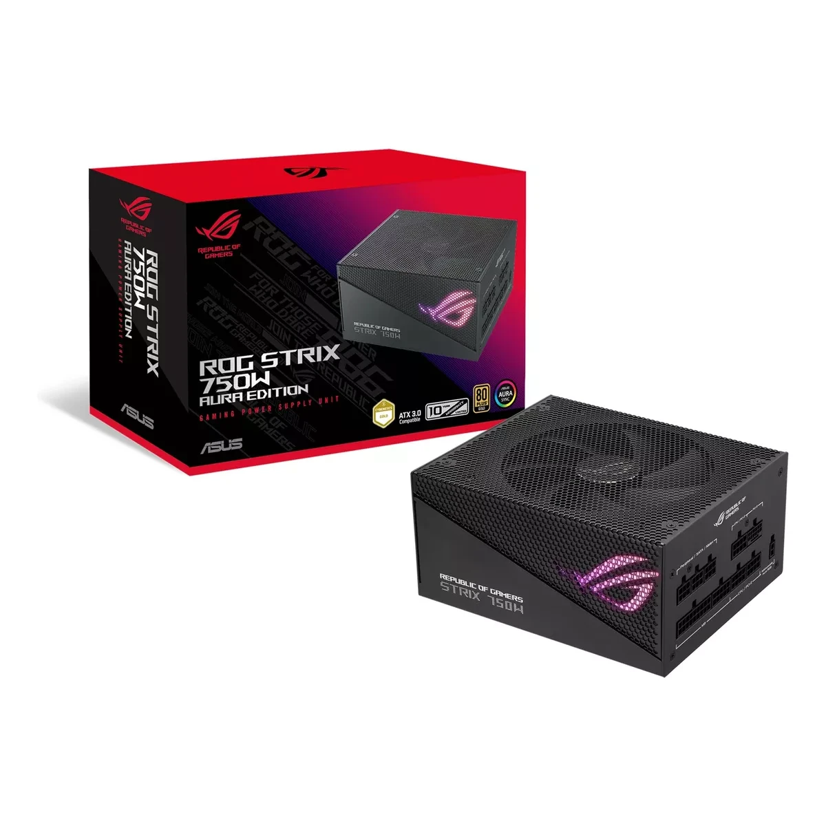 FUENTE 750W ASUS ROG STRIX GOLD AURA EDITION