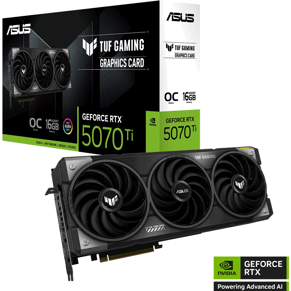 VGA 16GB RTX 5070 TI ASUS TUF GAMING OC 16G GDDR7