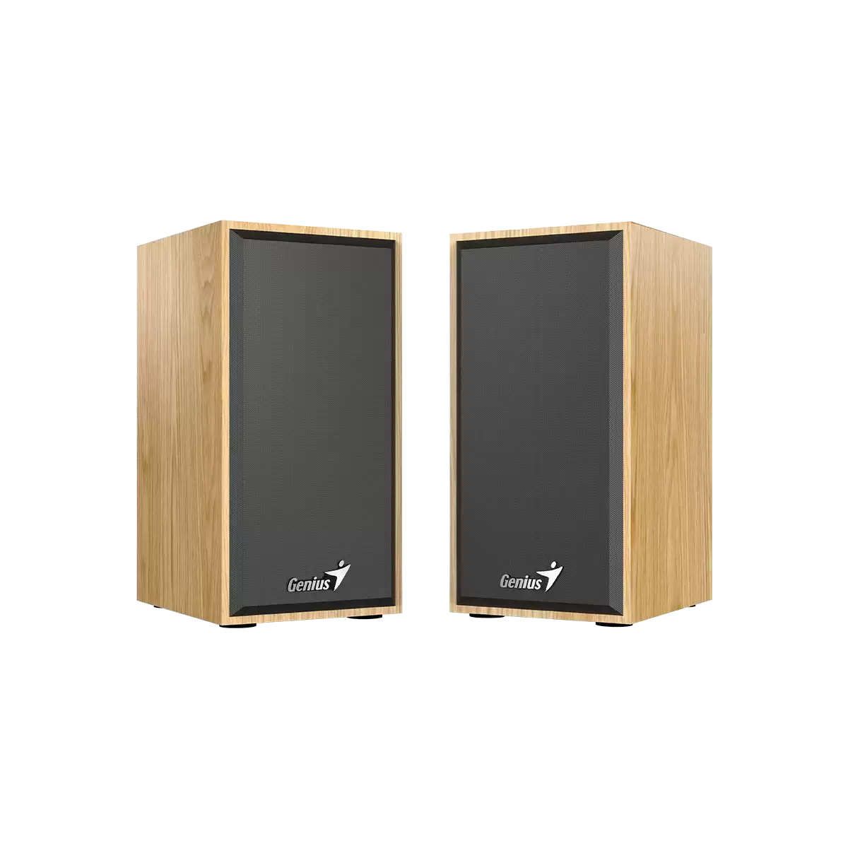 PARLANTES GENIUS SP-HF 180 USB POWER PINE WOOD