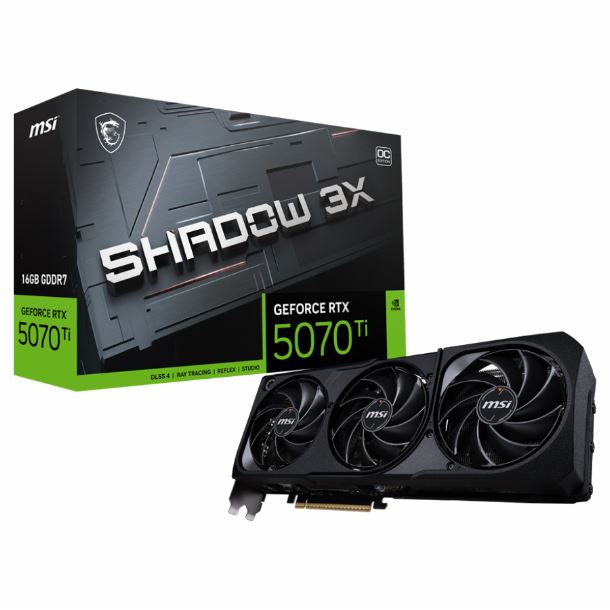 VGA 16GB RTX 5070 TI MSI SHADOW 3X OC