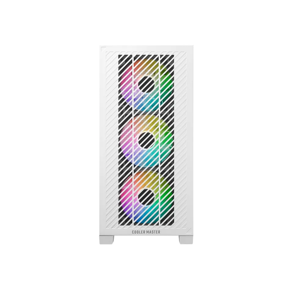 GAB COOLER MASTER ELITE 301 3*FAN ARGB M-ATX WH