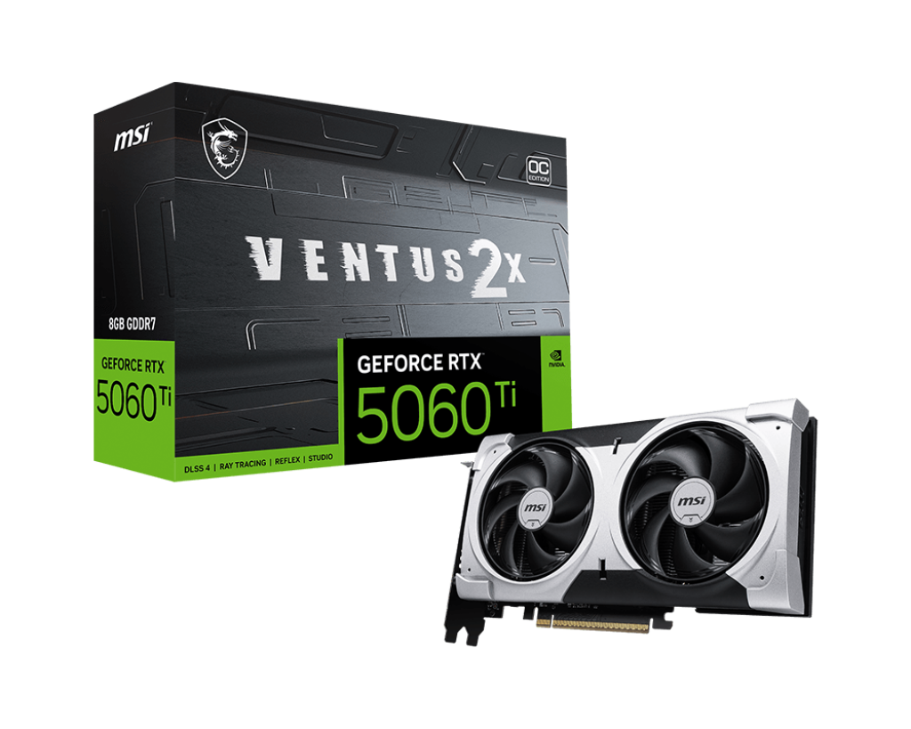 VGA 8GB RTX 5060 TI MSI VENTUS 2X OC PLUS GDDR7