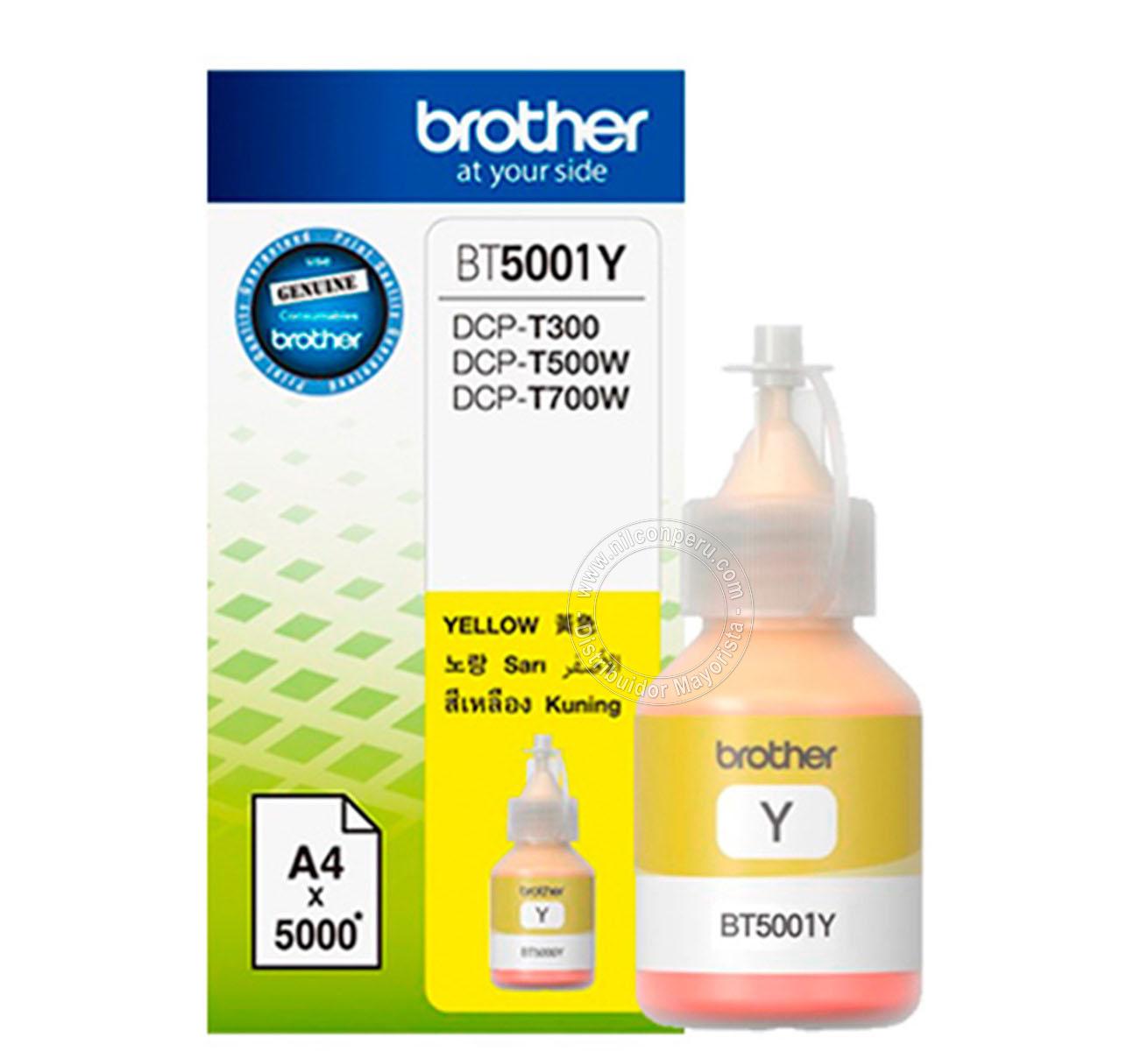 BOTELLA BROTHER BT-5001 6,000 PAG (AMARILLO)