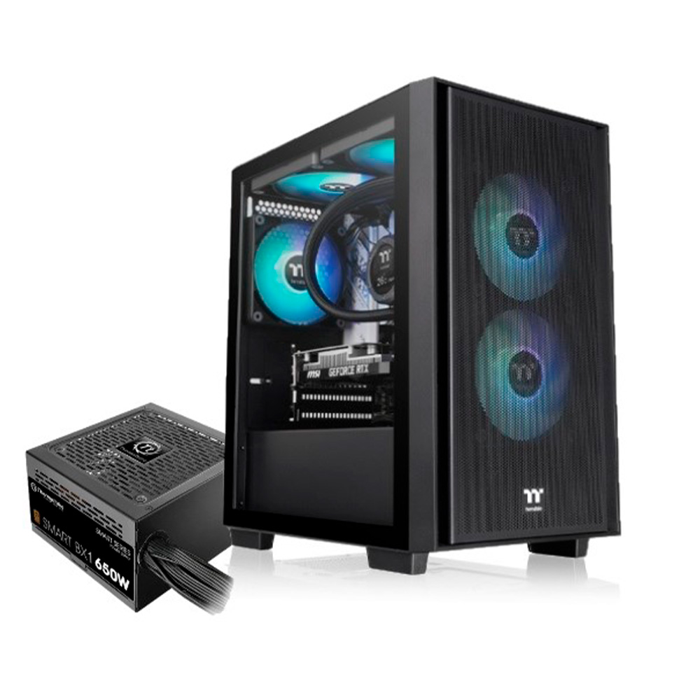 GAB +650W THERMALTAKE VERSA H16TG ARGB FAN*3 M-ATX