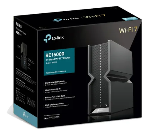 ROUTER TP-LINK BE700 TRI-BANDA BE15000 WIFI7