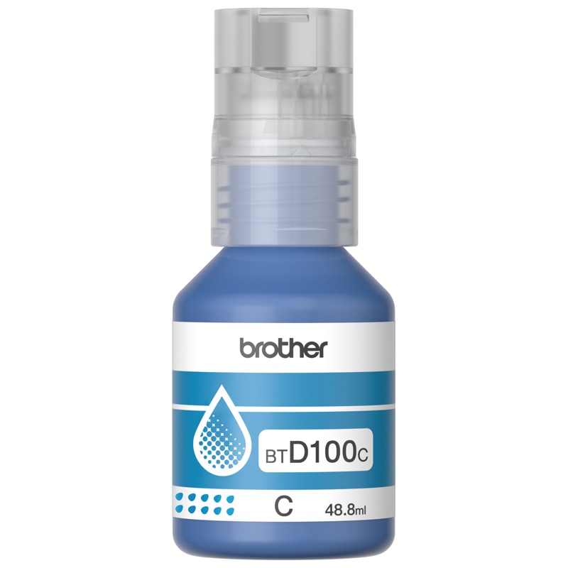 BOTELLA BROTHER BTD100C 5000 PAG (CYAN)