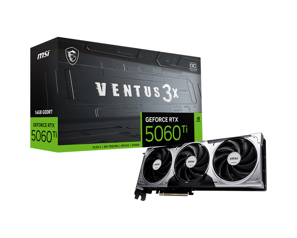 VGA 16GB RTX 5060 TI MSI VENTUS 3X OC
