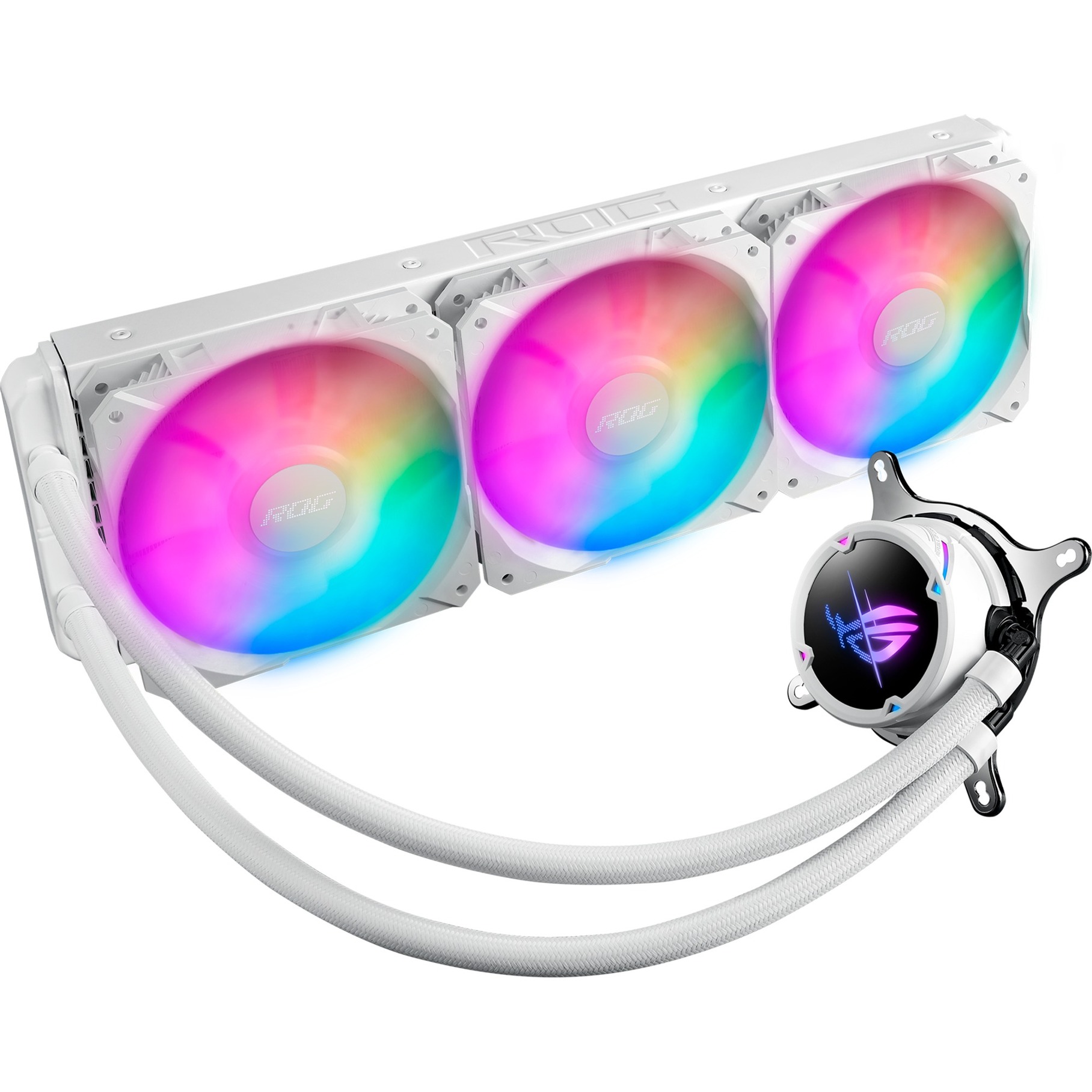 WATERCOOLER ASUS LIQUID ROG STRIX LC III 360 WHITE