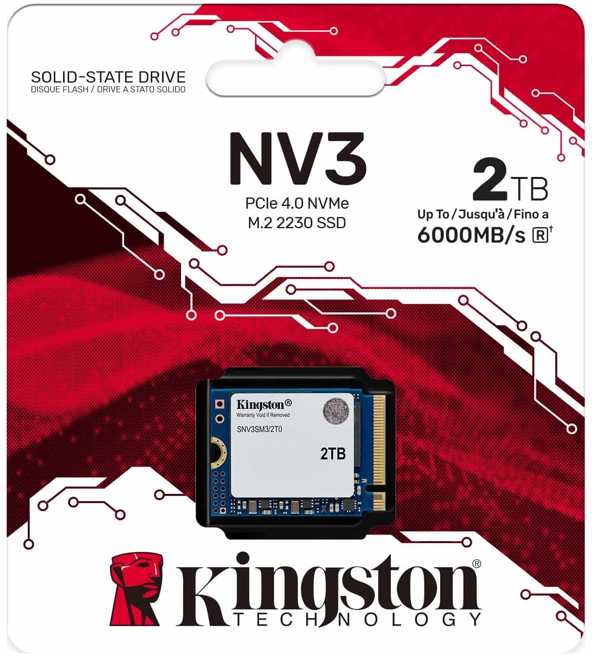 SSD M.2 NVME 2TB G4 KINGSTON NV3 2230