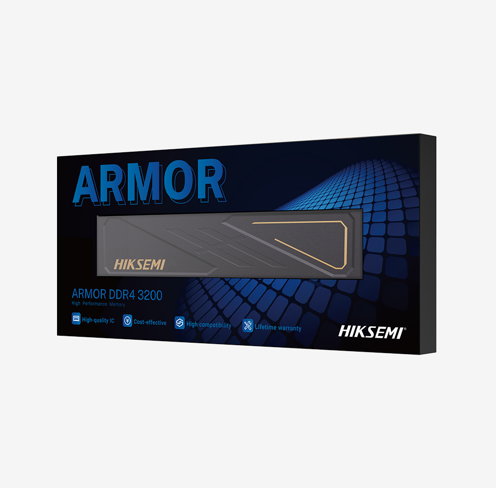 DDR4 16GB HIKSEMI 3200MHZ ARMOR BLACK