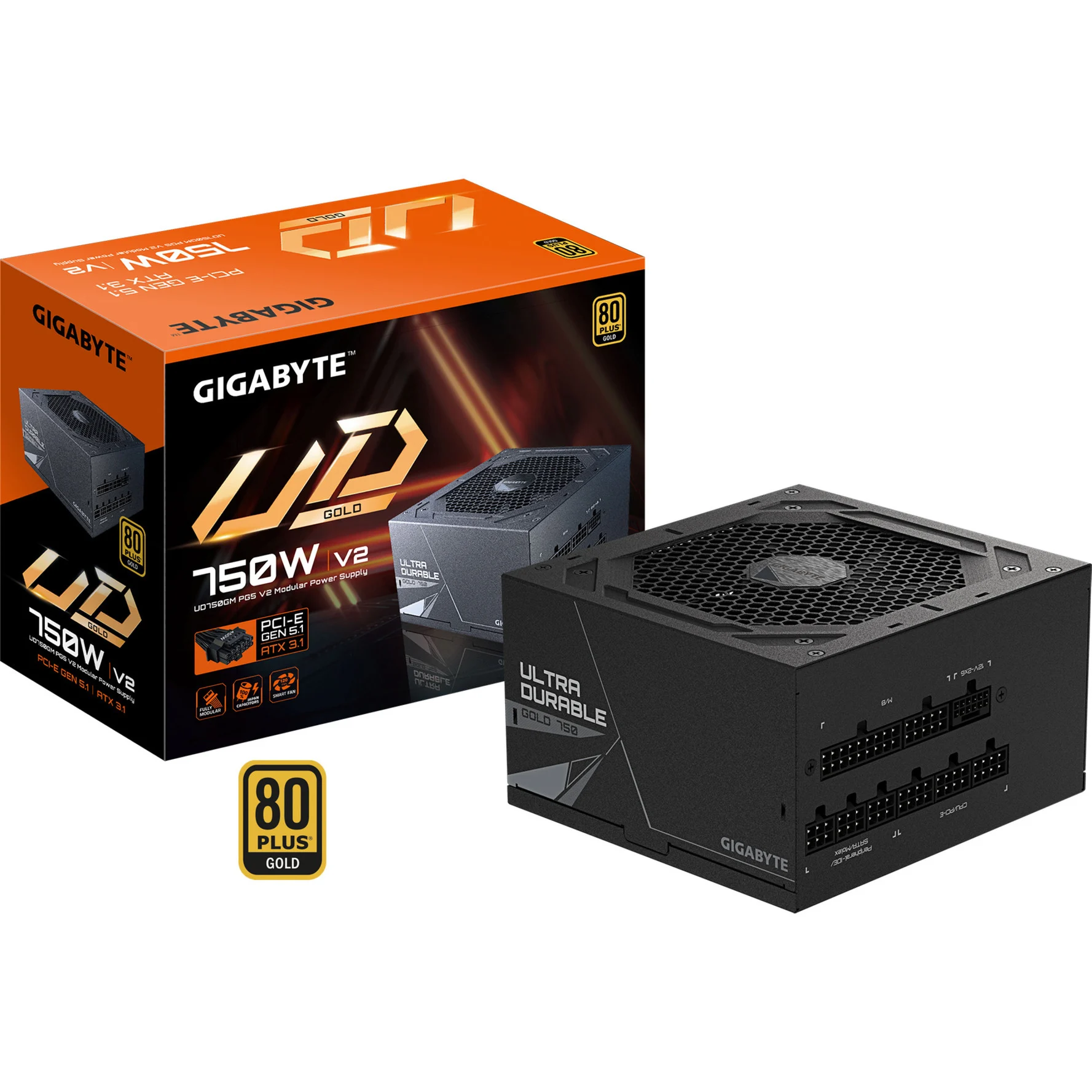 FUENTE 750W GIGABYTE GP-UD750GM PG5 V2