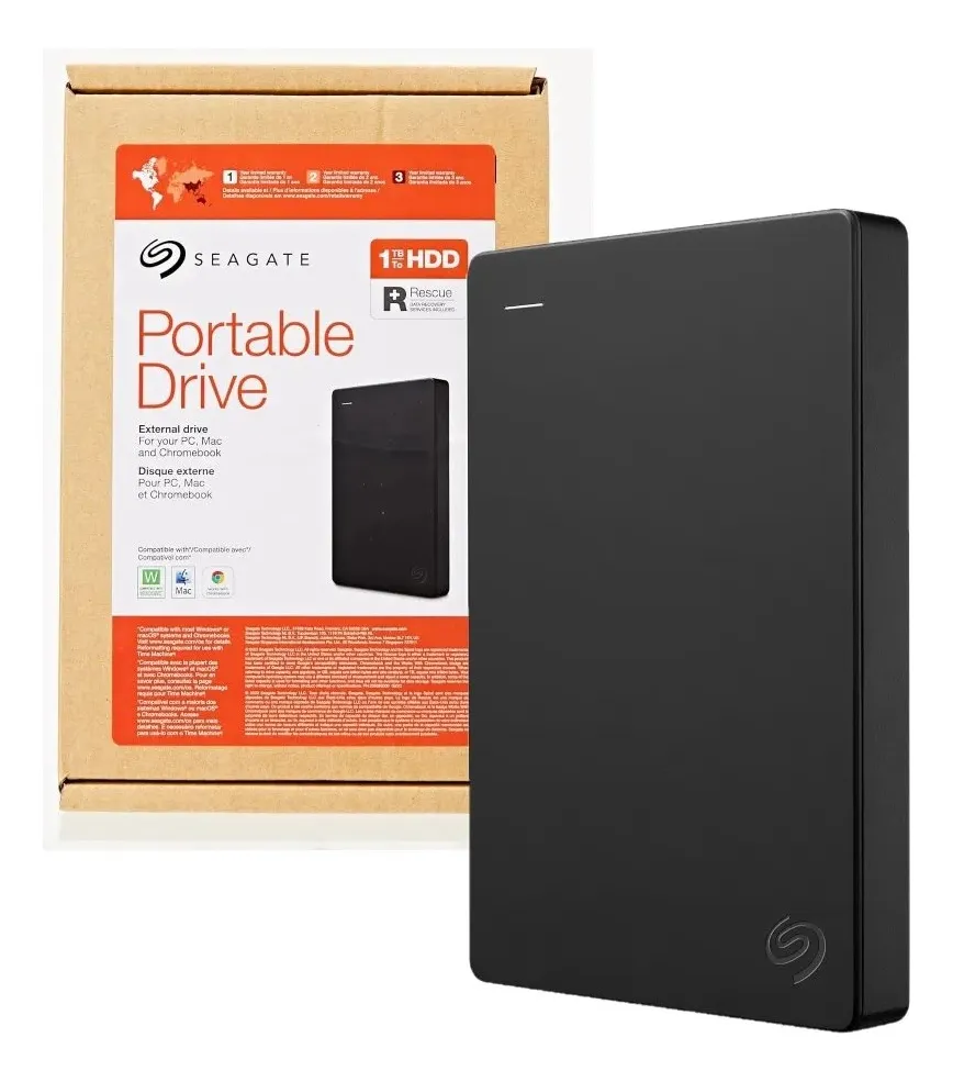 HD EXTERNO 1TB SEAGATE 2.5 USB 3.0 PORTABLE BLACK