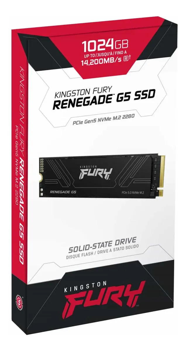 SSD M.2 NVME 1TB G5 KINGSTON FURY RENEGADE