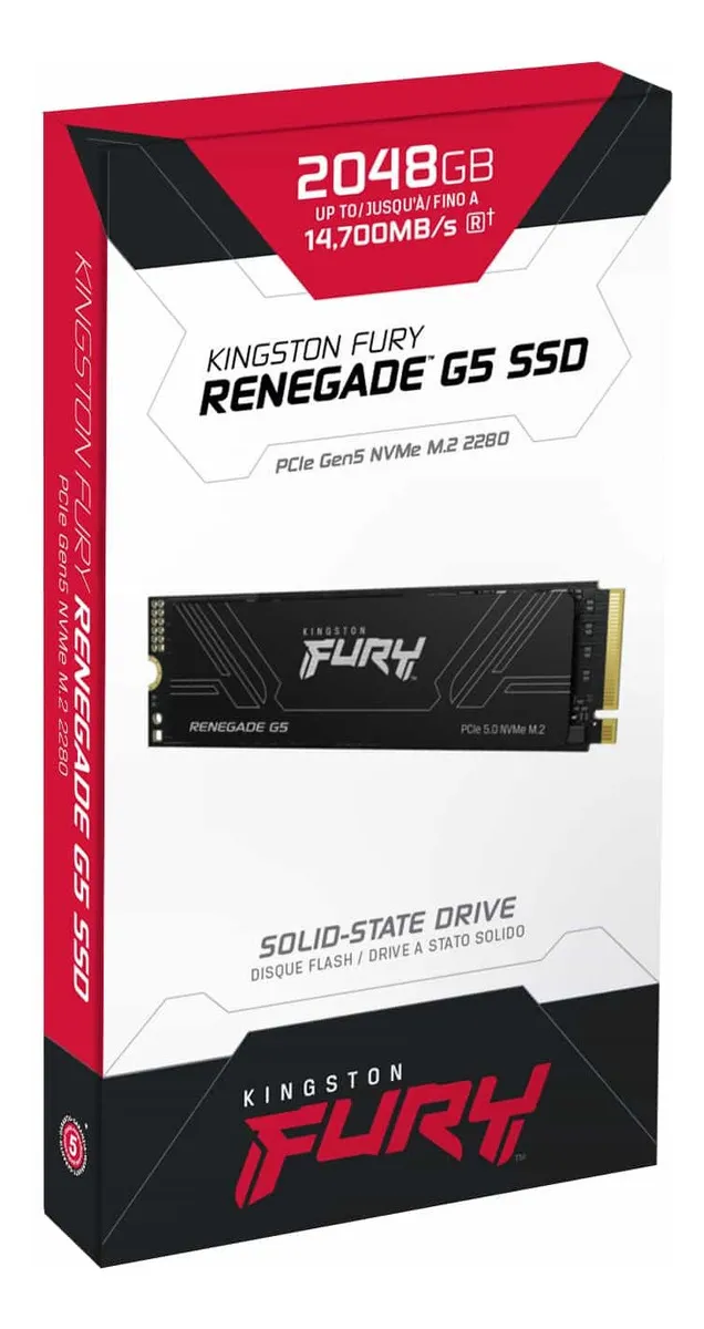 SSD M.2 NVME 2TB G5 KINGSTON FURY RENEGADE