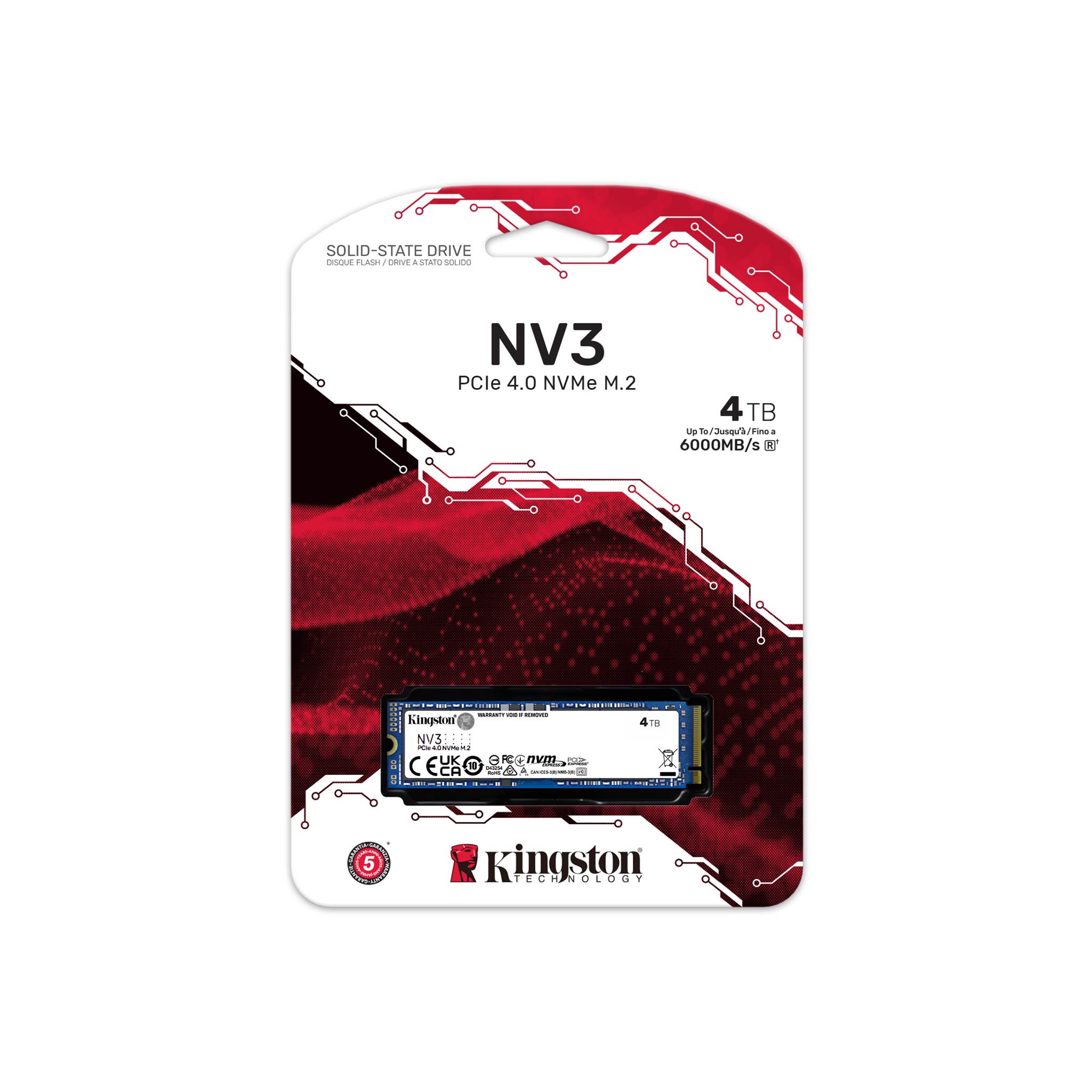 SSD M.2 NVME 4TB G4 KINGSTON NV3