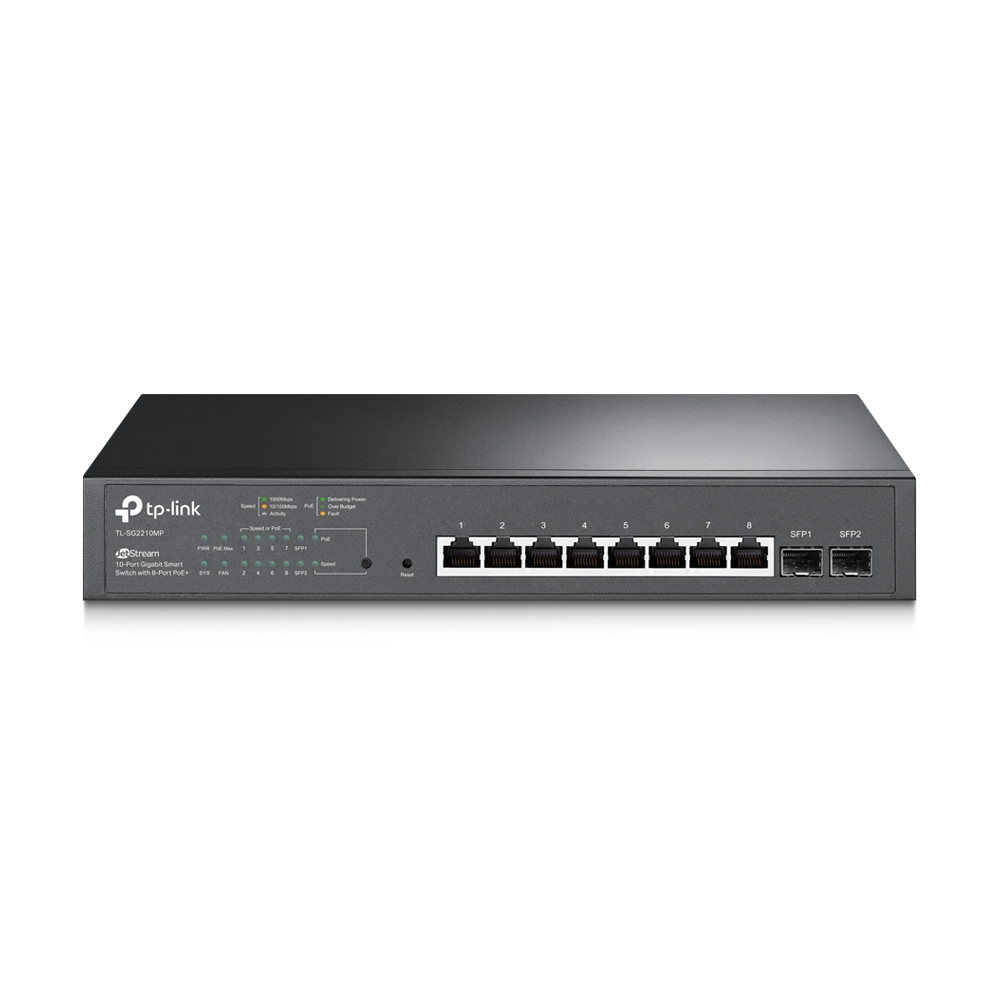 SWITCH 10P TP-LINK OMADA SG2210MP GIGA 8 POE+ ADMI