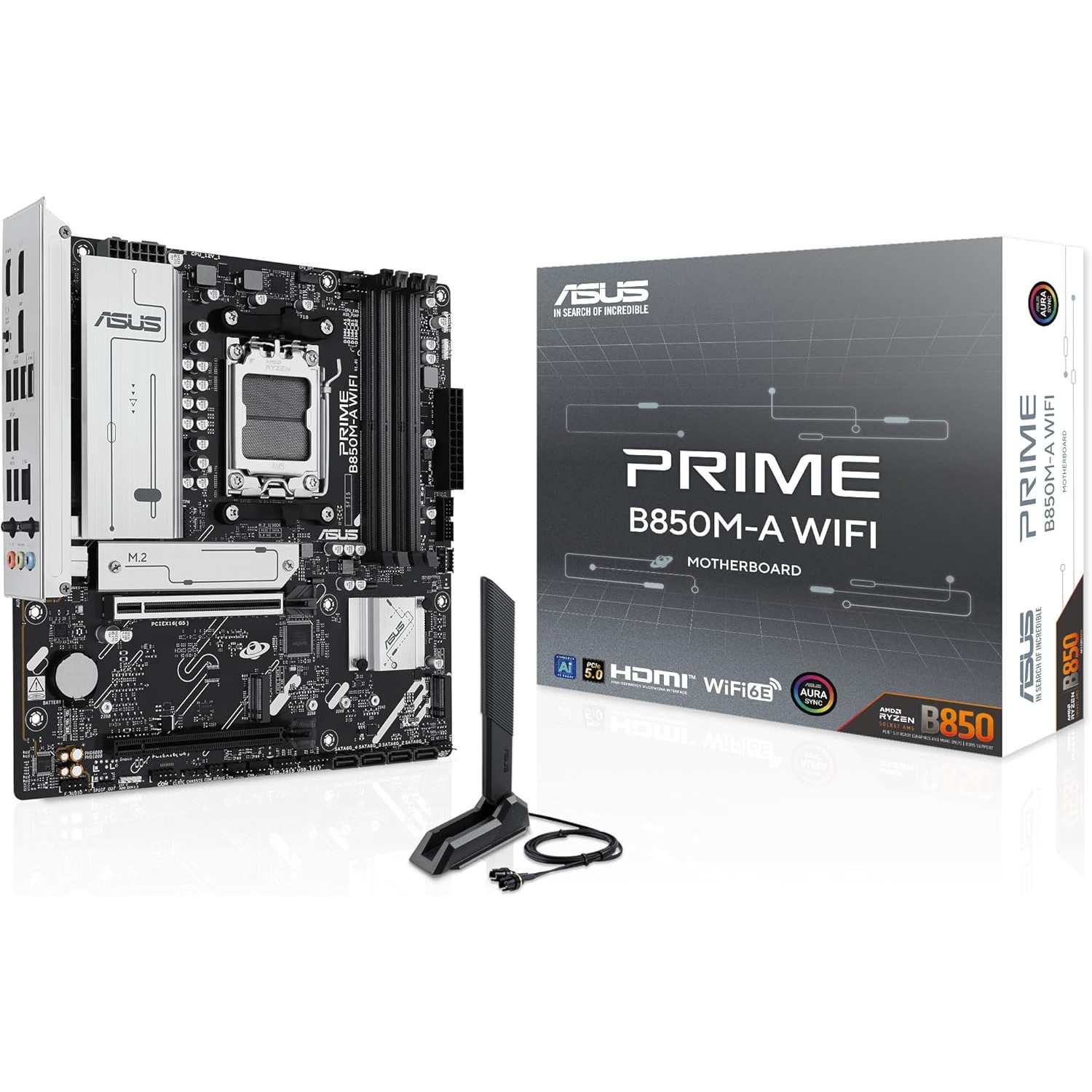 MB ASUS AM5 PRIME B850M-A WIFI DDR5 BOX