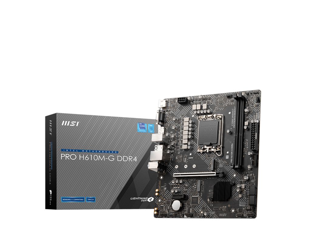 MB MSI S1700 PRO H610M-G DDR5 BOX M-ATX