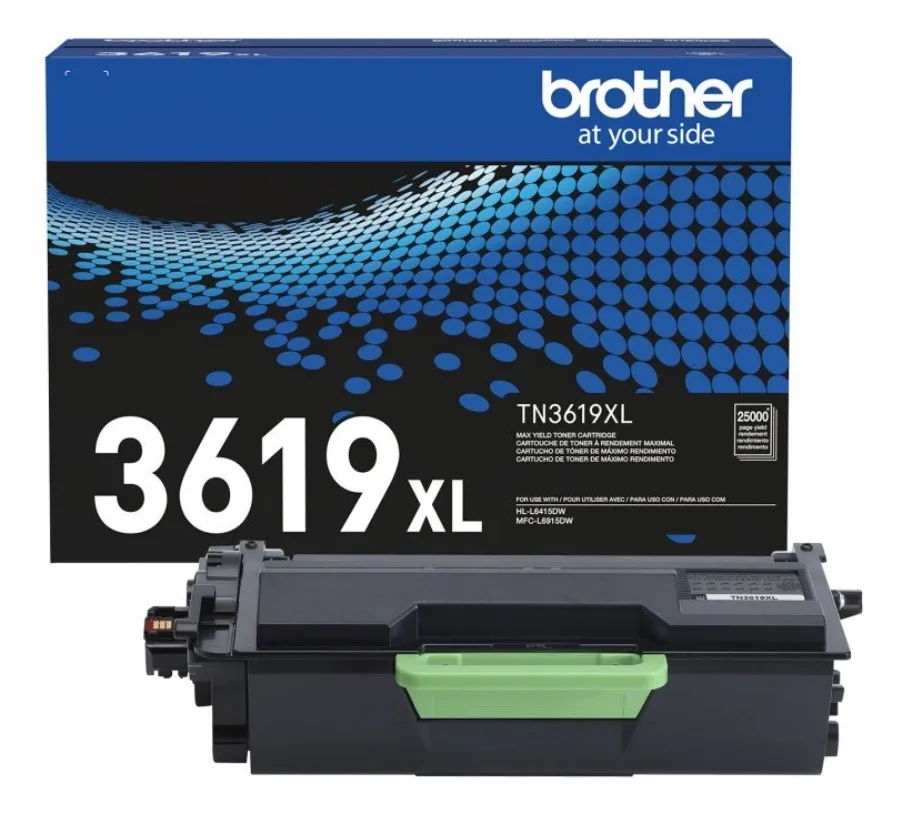 TONER BROTHER TN-3619 XL 25000 PAG (NEGRO)