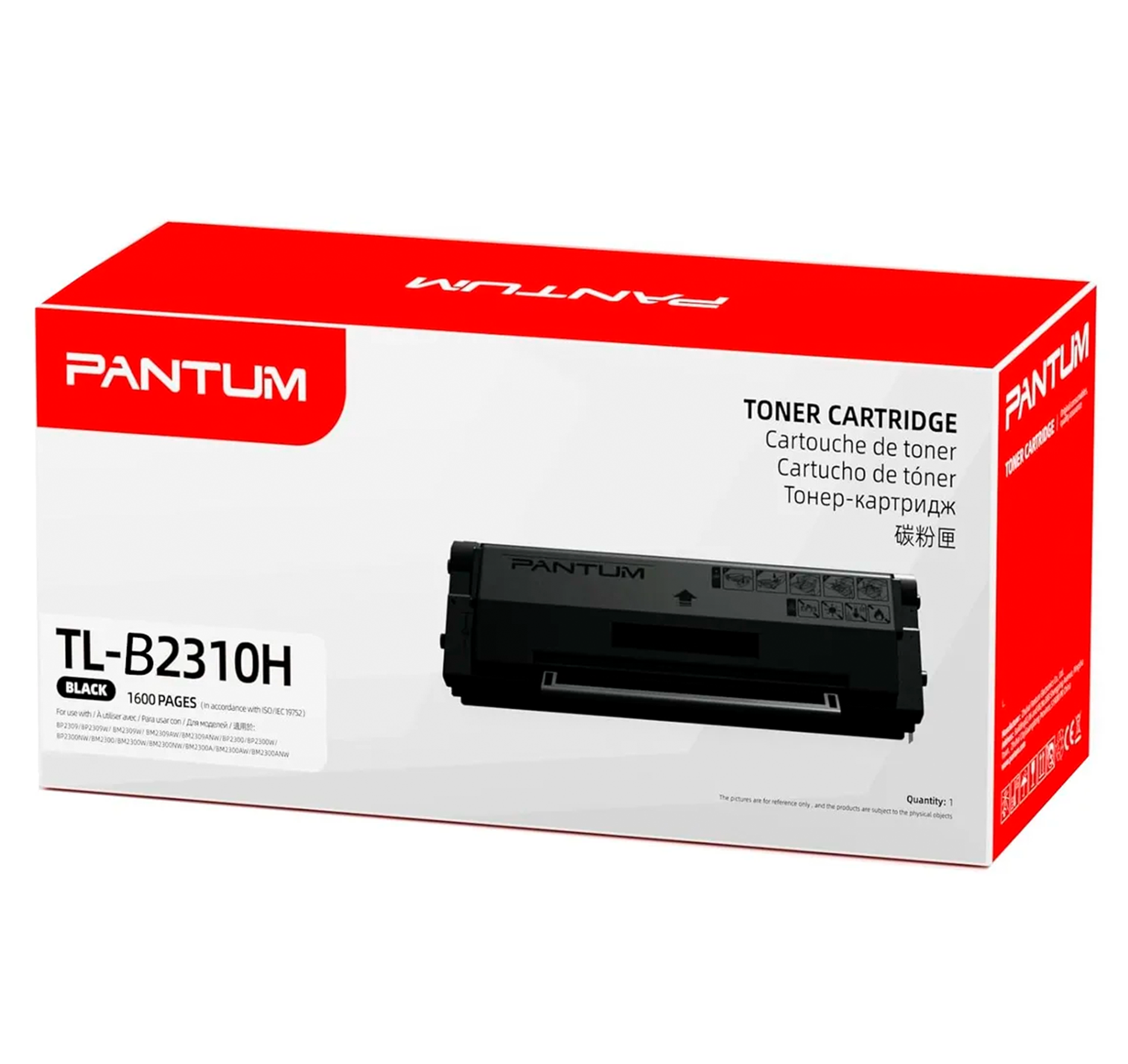 TONER PANTUM TL-B2310H 1,600 PAG (NEGRO)
