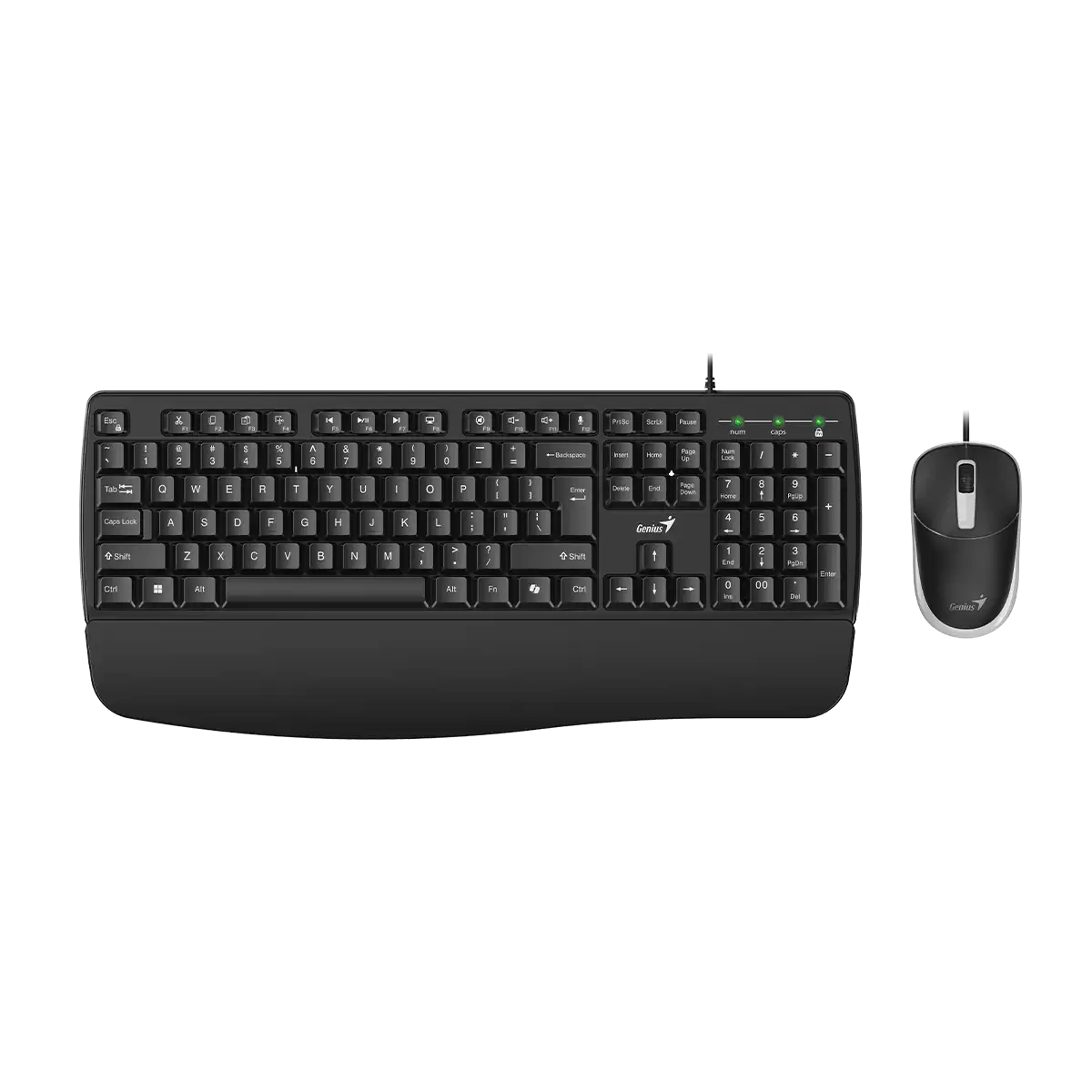 TEC+MOUSE GENIUS KM-123 USB BLACK